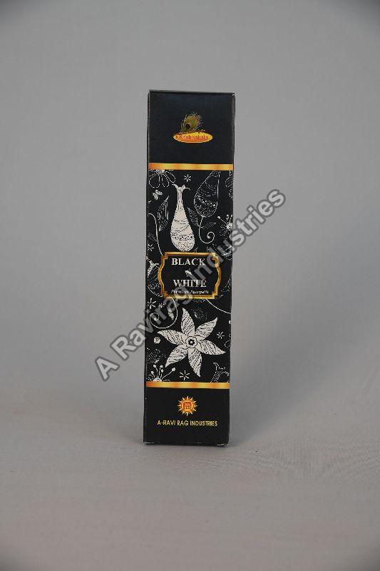 Black & White Premium Incense Sticks, for Religious, Packaging Type : Paper Box, Plastic Packet