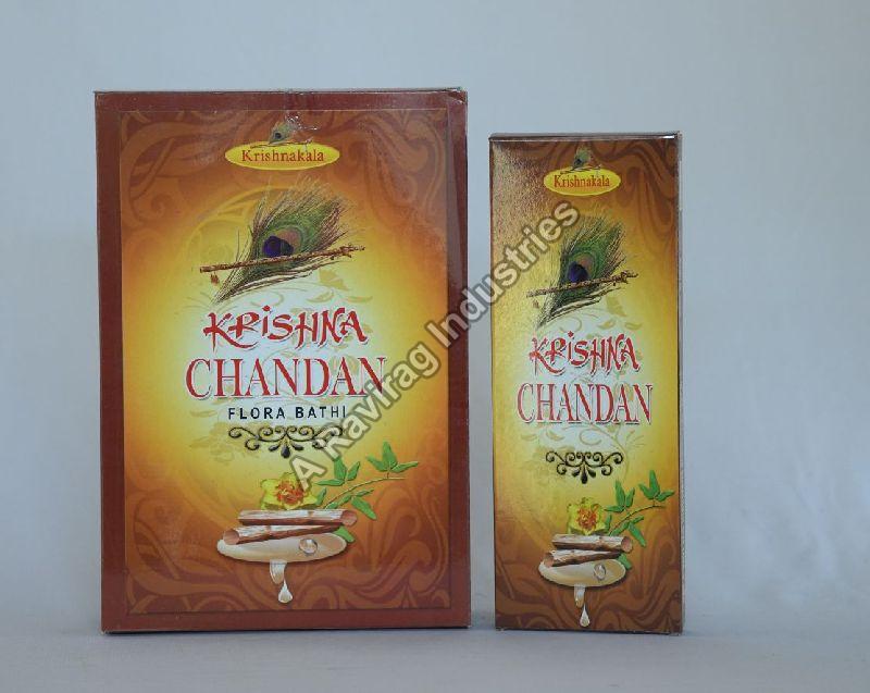 Krishna Chandan Flora Incense Sticks, Packaging Type : Paper Box, Plastic Packet