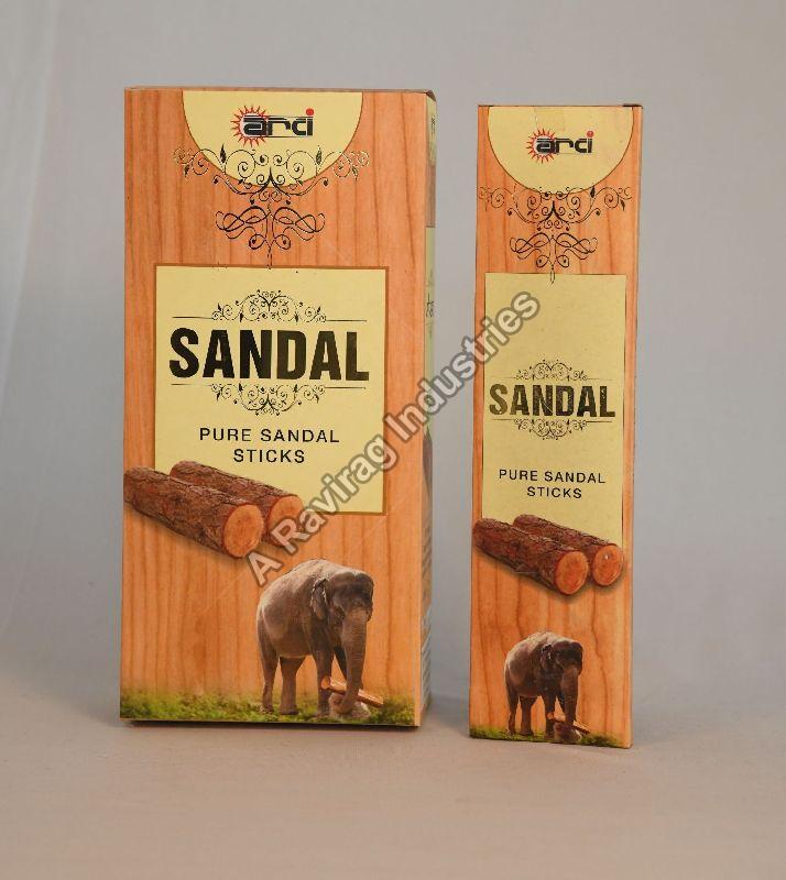 Arci Sandalwood Pure Sandal Sticks, Packaging Type : Boxes