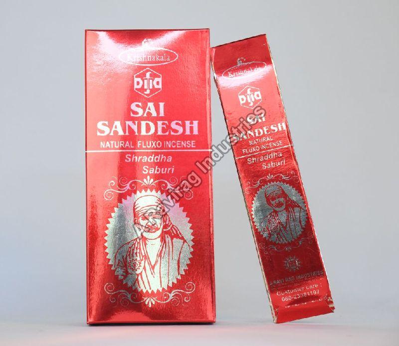 Krishnakala Sai Sandesh Incense Sticks, for Religious, Length : 1-5 Inch