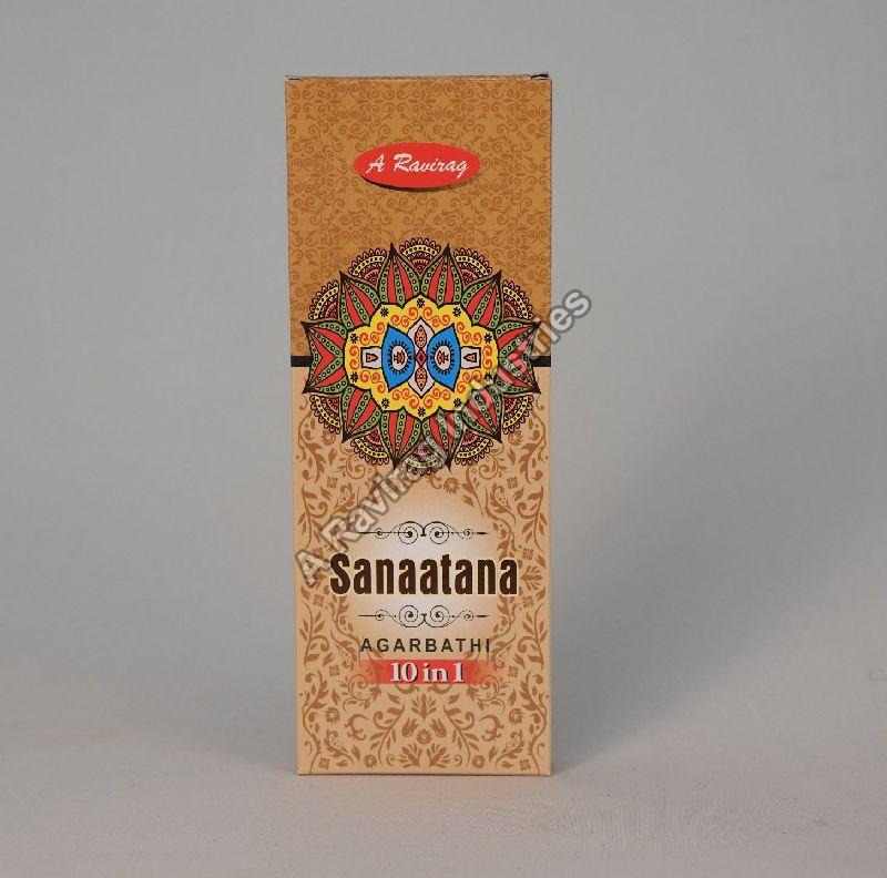 Sanaatana 10 in 1 Incense Sticks, Packaging Type : Paper Box