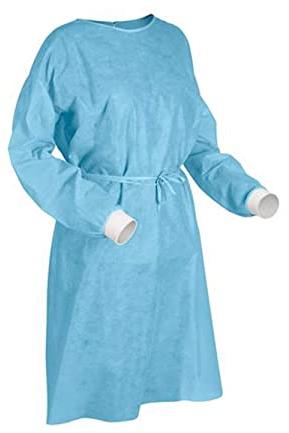 Full Sleeve Disposable Surgical Gown, for Clinical, Hospital, Size : M, XL
