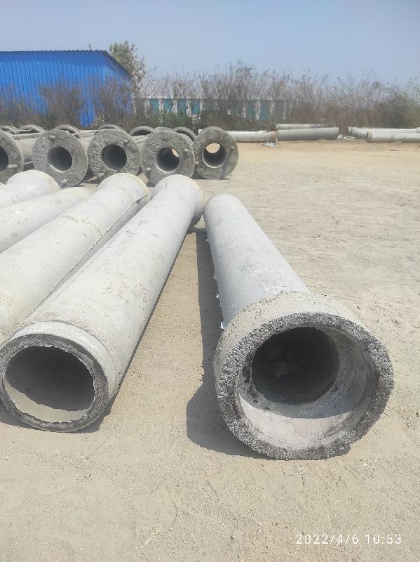 Round Concrete 200mm Socket Pipes, Length : 15 Meter, 25 Meter
