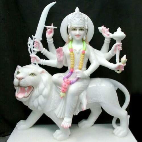 Marble Durga Murti