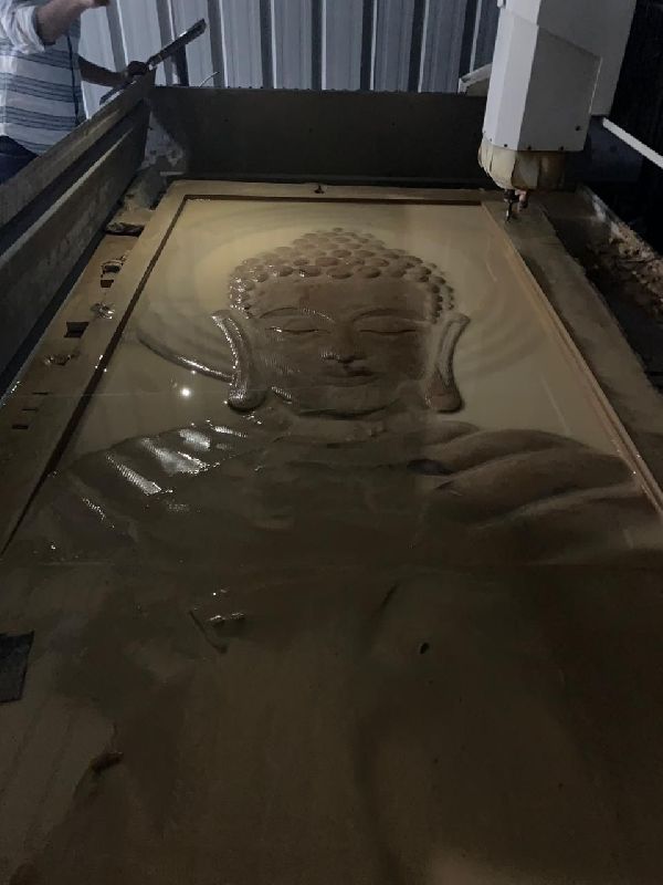 Polished Stone Lord Buddha Mural, Size : 10feet, 8feet