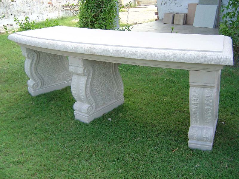 Plain Sandstone Stone Garden bench, Style : Contemporary, Modern