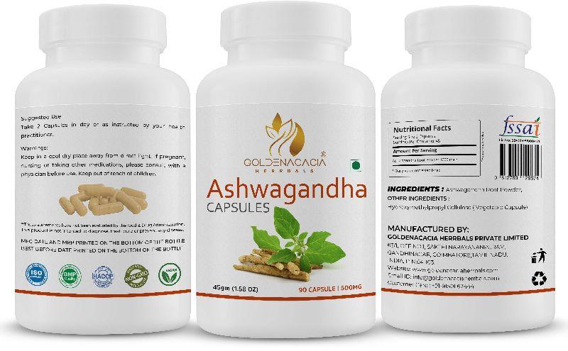 ASHWAGANDHA 500MG 90 CAPSULES