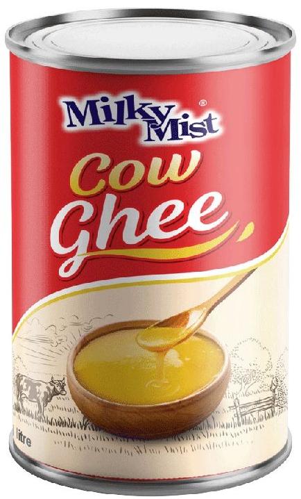 Milky Mist 1ltr Cow Ghee, Packaging Type : TIn