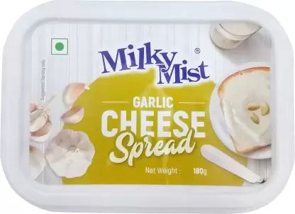 Milky Mist Garlic Cheese Spread, for Breakfast, Certification : FSSAI