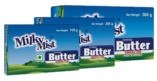 Milky Mist Unsalted Butter, for Cooking, Certification : FSSAI