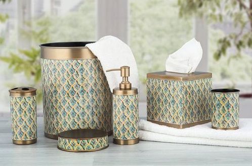 Brass Designer Bathroom Sets, Packaging Type : Box