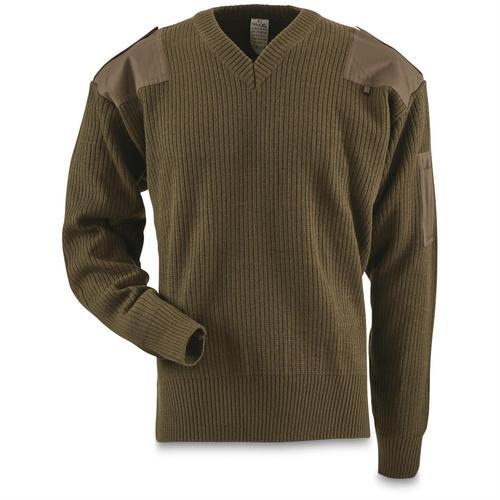 Mens Military Sweater, Size : Small, Medium, Large, XL