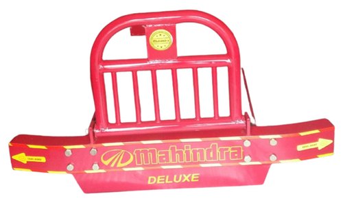 Color Coated Mahindra Deluxe Tractor Bumper, Color : Red