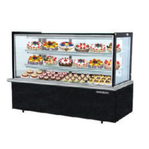 Qualipro Stainless Steel Glass Pastry Display Counter