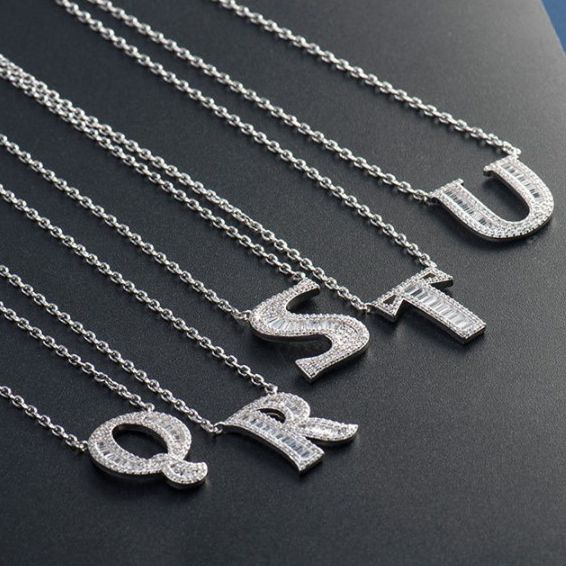 Silver Hip Hop Letters Pendant