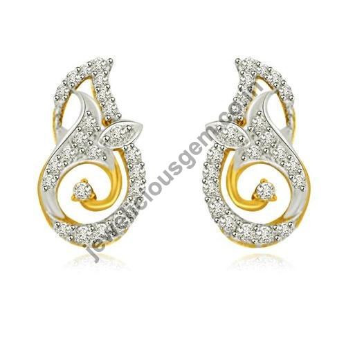 Multishape Ladies Diamond Earrings, Feature : Fine Finishing, Unique Designs