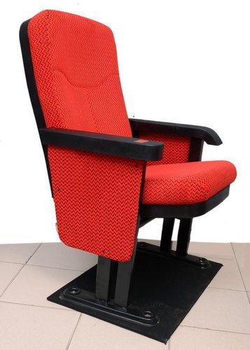 Polished Plain Cinema Chair, Color : Red