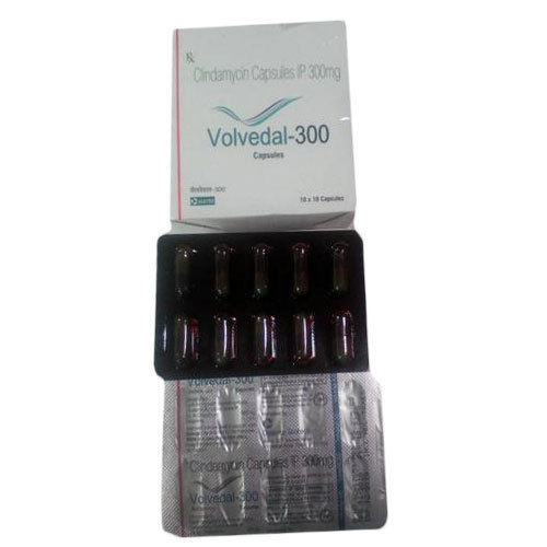 Volvedal Clindamycin Capsules, for Hospital, Packaging Type : Box, Strip