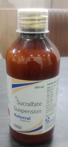 Ralocral Sucralfate Suspension Syrup, for Clinical, Packaging Size : 200 ml