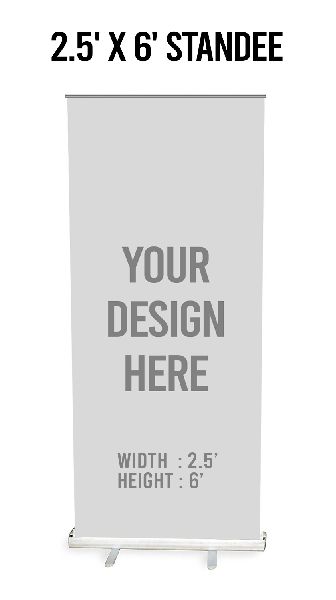 Roll Up Standee - 2,5 ft x 6 ft at Rs 600 / piece in Delhi | Spettro ...