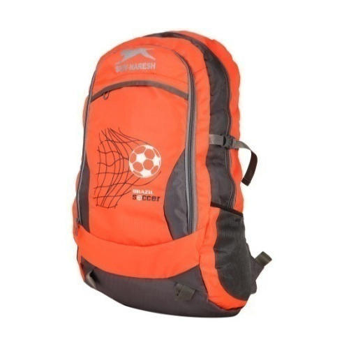 P.U. Travel Trcking Bag, Color : Orange/Dark Grey