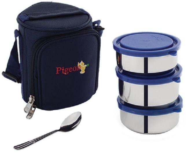 Stainless Steel 3 Containers Lunch Box
