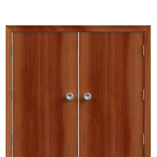 Wood Double Flush Door, Open Style : Hinged