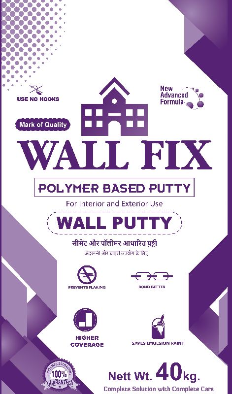Wall Fix Wall Putty, Color : White