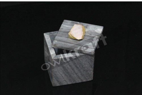 Owlkraft Square Marble Tissue Paper Boxes