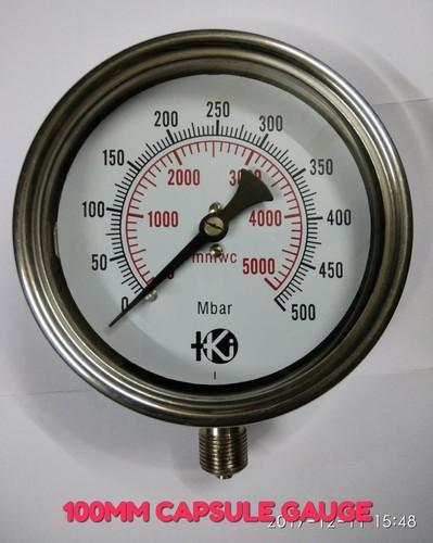 HKi Water Pressure Gauge, Dial Size : 4 inch / 100 mm