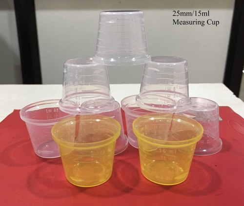 PP Conical Measuring Cups, Color : clear amber