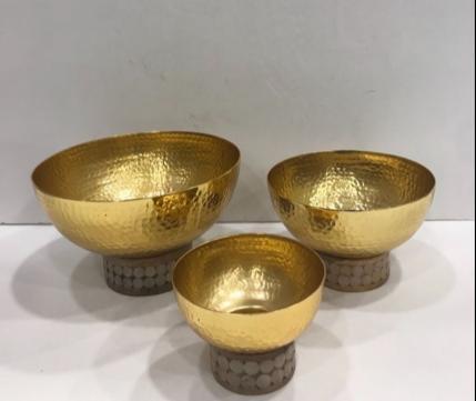 Golden Brass Bowl Dinner Set at Best Price in Moradabad