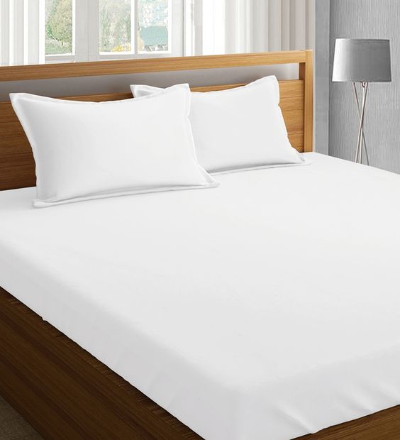 120TC (P) HOTEL DOUBLE BEDSHEET, for Home, Lodge, Size : 108