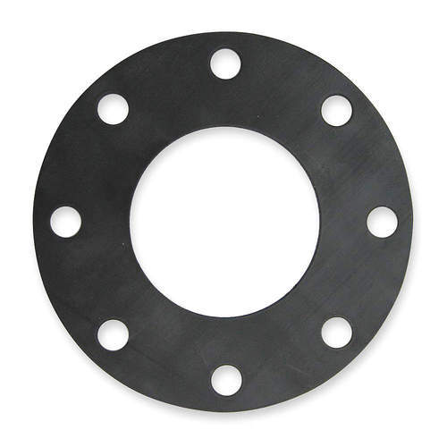 Round Manual Polished Silicone Flange Gasket, for Industrial, Color : Silver
