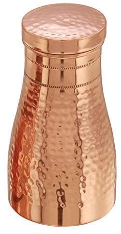 Hammered Copper Bedroom Bottle, Packaging Type : Paper Box