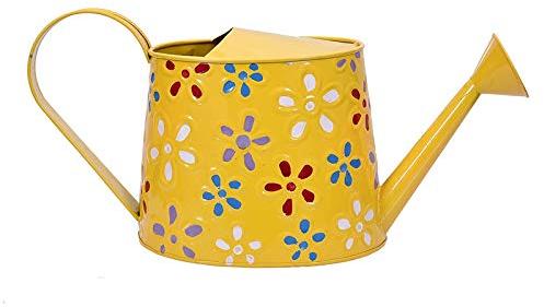 Yellow Metal Watering Can