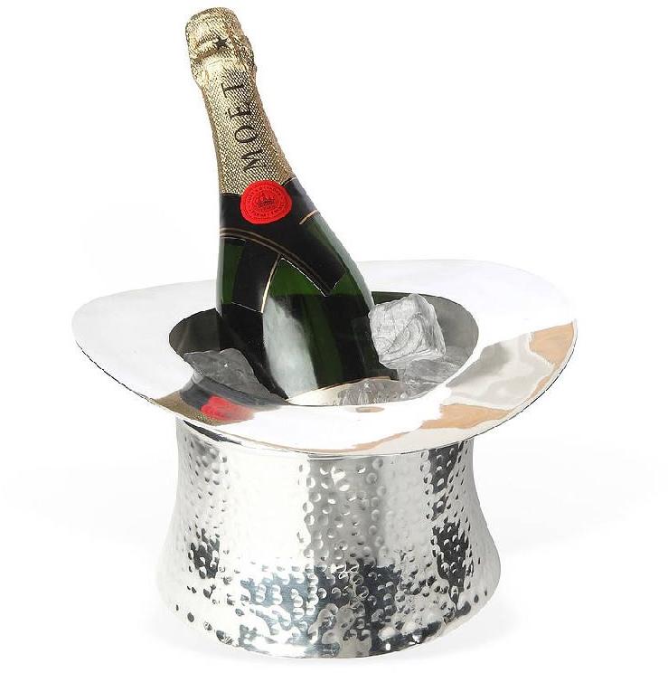 Stainless Steel Hat Shaped Champagne Bucket
