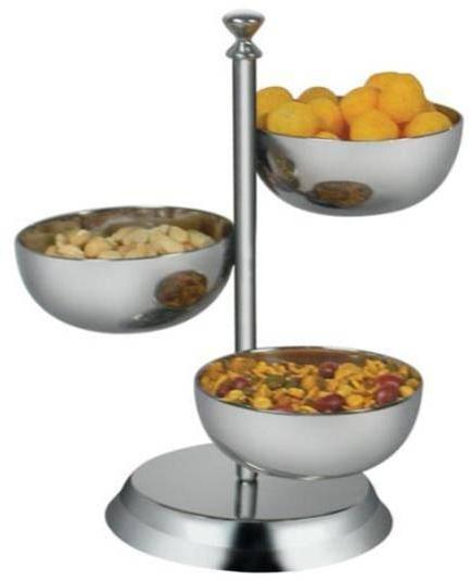 Polished Stainless Steel Snack Stand, Feature : High Quality, High Tensile, Lightweight