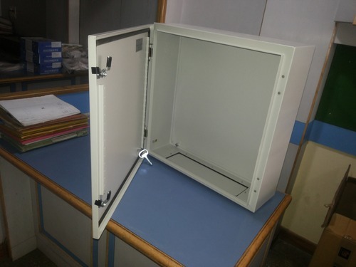 Single Door Enclosure, Feature : Excellent Strength, Fine Finishing, Perfect Shape