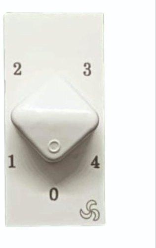 Polycarbonate Fan Regulator Modular Switches, Color : White