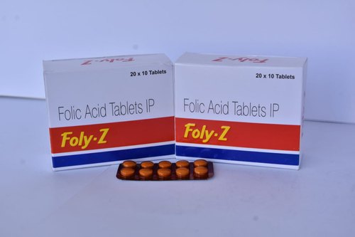 FOLY-Z Folic Acid Tablet, Packaging Size : 20x10