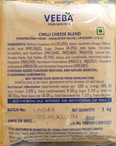 Veeba Chilli Cheese Blend, Feature : Complete Purity, Good In Taste, Good For Nutrition, Hygienically Packed
