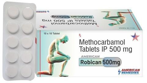 Methocarbamol Tablets, Packaging Size : 10x10