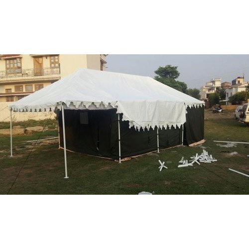 Plain PVC Swiss Tent, Size : 12 x 20 Feet