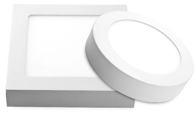 Round Aluminium Surface Panel Light, for Home, Mall, Hotel, Office, Lighting Color : Pure White