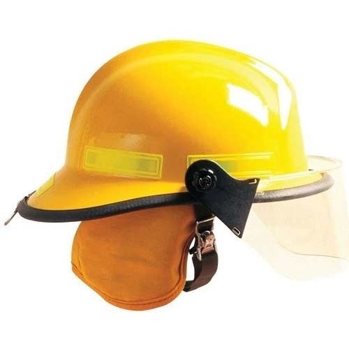 ABS Fire Safety Helmet, Color : Yellow