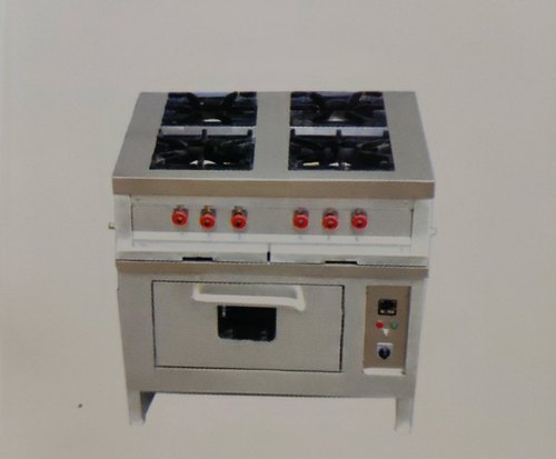 Four Range Burner With Oven
