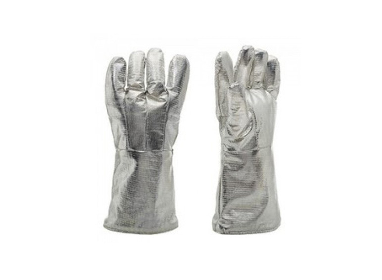 Aluminized Fireman Gloves, For Near Furnace Heat Handling, Style : Plain