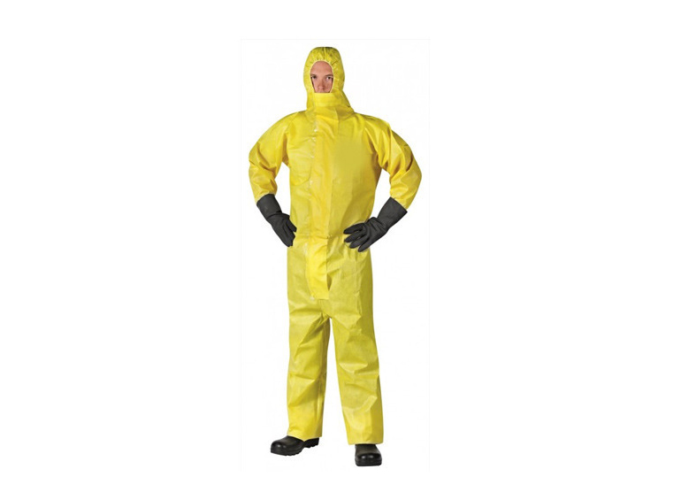 Polyester Chemical Protective Suit, Size : Medium