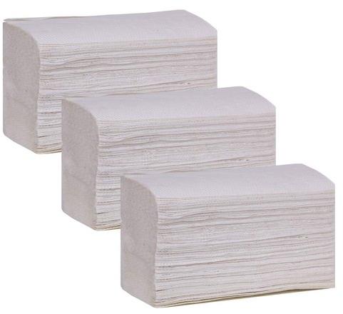 Plain M Fold Paper Towel, Color : White